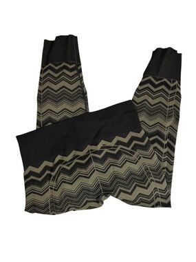 lululemon Ebb To Street Pant Green chevron size large